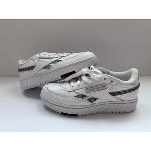 Reebok White and Gray Athletic Shoes